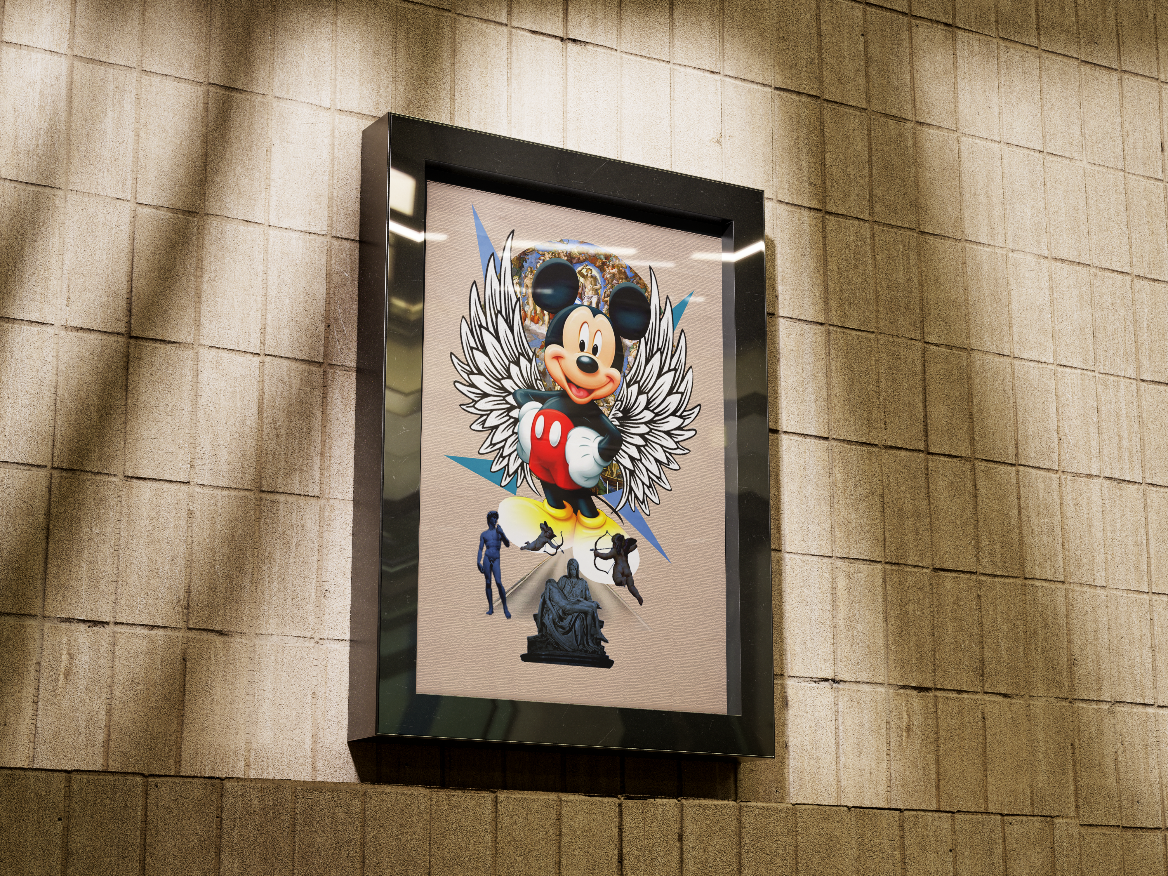 Affiche « Mickey l’Ange »