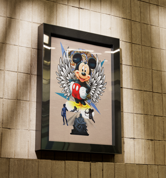 Affiche « Mickey l’Ange »