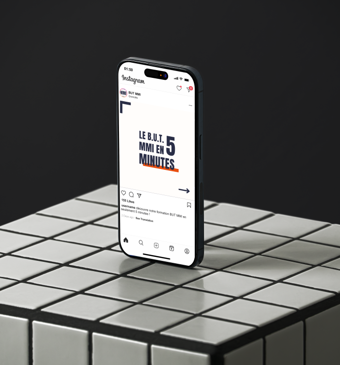 Publication Instagram « MMI en 5 minutes »